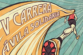 cartelería ilustración y diseño gráfico carrera Ávila